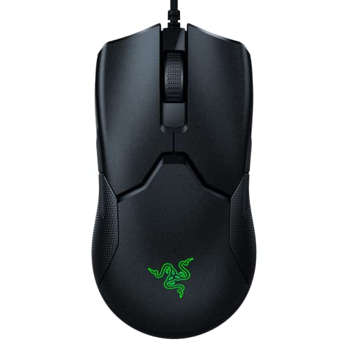 Razer Viper 8KHz Ultralight Ambidextrous Wired Gaming Mouse: Fastest Gaming Switches – 20K DPI Optical Sensor – 8 Programmable Buttons – 8000Hz HyperPolling – Classic Black (Renewed)