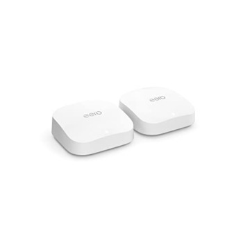 Amazon eero Pro 6E mesh Wi-Fi System | Fast and reliable gigabit + speeds | connect 100+ devices | Coverage up to 4,000 sq. ft. | 2-pack 2022 release | The Storepaperoomates Retail Market - Fast Affordable Shopping