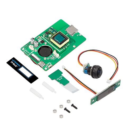 UCTRONICS for Raspberry Pi 4 Rerouting Board with POE Functionality, OLED Display, Power Switch and SD Adapter Board
