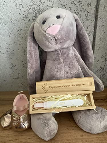 Pregnancy Test Keepsake Box for Baby Announcement to Partner Wooden Baby Keepsake Box | The Storepaperoomates Retail Market - Fast Affordable Shopping