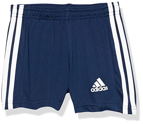 adidas Girls’ Squadra 21 Shorts, Team Navy Blue/White, Medium