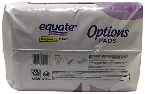 Equate Options Maximum Absorbency Long Length Pads, 72 Count | The Storepaperoomates Retail Market - Fast Affordable Shopping