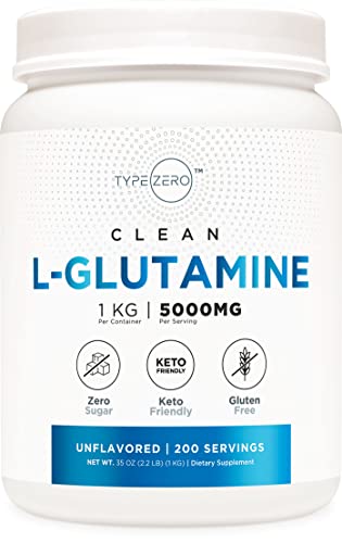 5X Strength L Glutamine Powder (5000mg | 1KG) 6-Month Supply Pure L-Glutamine Supplement for Leaky Gut Health, Gastrointestinal Lining Support & Recovery for Women/Men – Vegan, Gluten Free, No Fillers