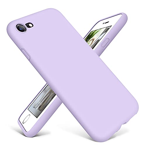 DTTO for iPhone SE Case 2020/2022, iPhone 7 8 Silicone Phone Case, [Romance Series] Shockproof Phone Case with Honeycomb Grid Cushion for Apple iPhone 7/8/SE 2020/2022, 4.7 inch, Lavender