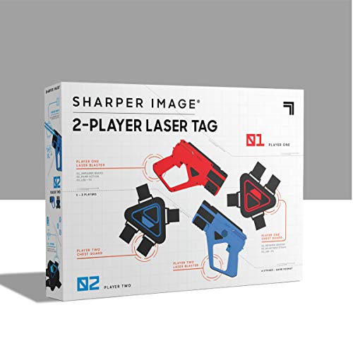 Sharper Image Two-Player Toy Laser Tag Gun & Vest Armor Set for Kids, Safe for Children and Adults, Indoor & Outdoor Battle Games, Combine Multiple Sets for Multiplayer Free-for-All! | The Storepaperoomates Retail Market - Fast Affordable Shopping