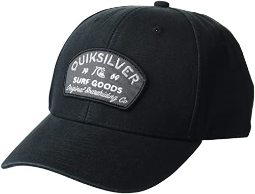 Quiksilver Men’s Brushed Out Snapback Hat, Black, 1SZ