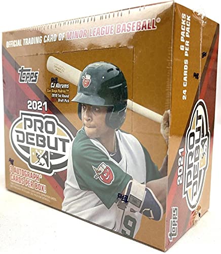 2021 Topps Pro Debut Baseball HTA Jumbo Box (6 Packs/24 Cards: 3 Autos) | The Storepaperoomates Retail Market - Fast Affordable Shopping