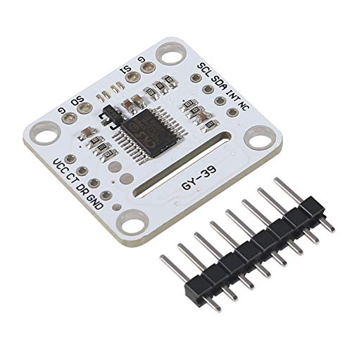 ACEIRMC MAX44009 BME280 MCU Light Intensity Temperature Humidity Atmospheric Pressure 4 in One Integrated Sensor Module GY-39 MCU IIC Serial IIC Bus 3-5V for Weather Station