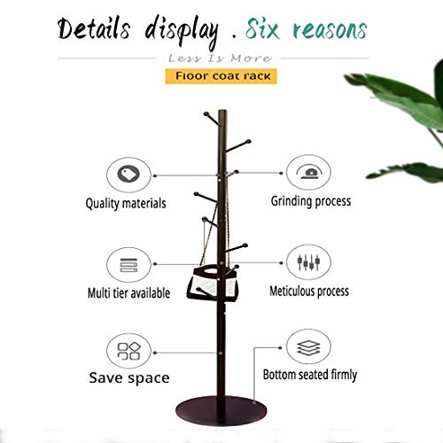 Iron coat racks freestanding,Standing hat rack stand,Eight hooks,Can hang coats, Hats,Umbrellas，Clothes, Scarves ,for Home and Office (White) | The Storepaperoomates Retail Market - Fast Affordable Shopping