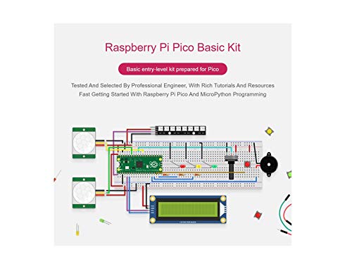 waveshare for Raspberry Pi Pico Basic Starter Kit with Rich Tutorials and Resources,Fast Getting Started with Raspberry Pi Pico and MicroPython Programming for Raspberry Pi Beginners | The Storepaperoomates Retail Market - Fast Affordable Shopping