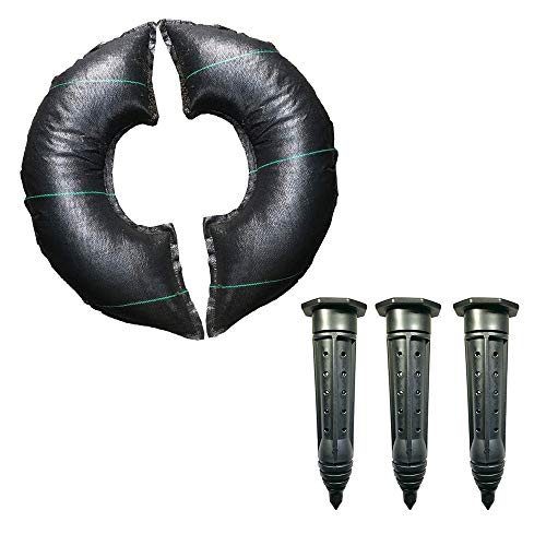 Tree Survival Kit with Smart Watering Bag Technology and Deep Root Watering Stakes. Better Root Growth and Efficient Watering