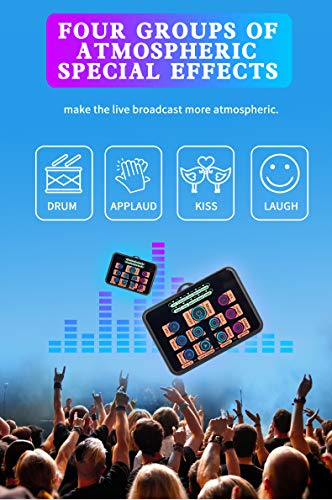 Voice Changer,Hosabely Compact Sound Card for PS4/PC/Xbox/Switch/Phone/Pad,Sound Effects Machine Mixer Board for Skype Youtuber Karaoke Gaming Recording Live Streaming with Microphone/Green LED Light | The Storepaperoomates Retail Market - Fast Affordable Shopping