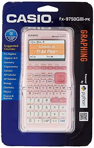 Casio fx-9750GIII Pink Graphing Calculator (fx-9750GIII-PK) | The Storepaperoomates Retail Market - Fast Affordable Shopping