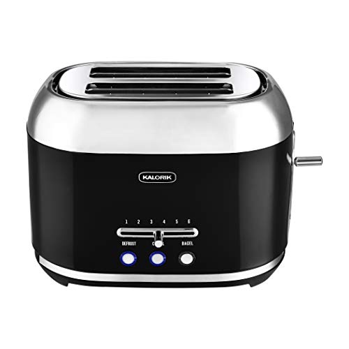 Kalorik Modern Heavy Duty 2-Slice Rapid Toaster with Removable Crumb Tray, Black | The Storepaperoomates Retail Market - Fast Affordable Shopping