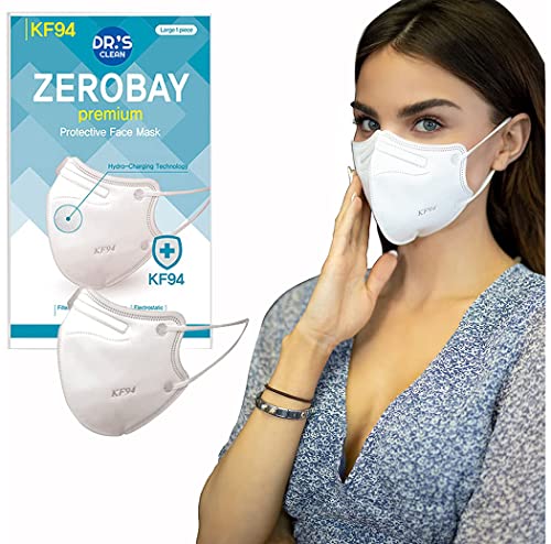 KF94 Safety Face Masks – Individual Packed Disposable Made in Korea [White](10)