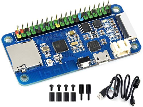 ESP32 One Mini Development Board with WiFi/Bluetooth for Raspberry Pi Hats Support Image Recognition Voice Processing Compatible with Arduino and ESP-IDF Software SDK (Without Camera)