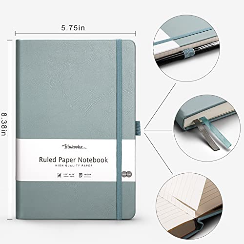 HIUKOOKA 5 Pack College Ruled Journal Notebook, A5 Hardcover Lined Notebook, 188 Numbered Pages, 16 Perforated Pages, Leather Journal for Writing Office School Business, 5.75” x 8.38” – Multicolor | The Storepaperoomates Retail Market - Fast Affordable Shopping