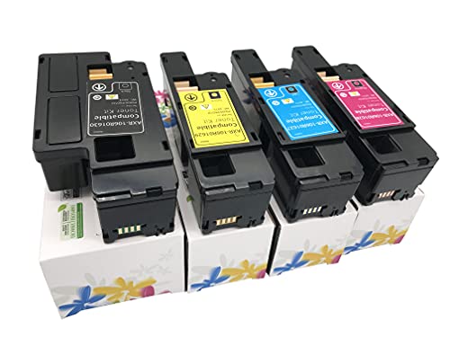 EF Products Replacement Toner Cartridge for Xerox Phaser 6000 6010 Workcentre 6015 ( Black 106R01630, Yellow 106R01629, Magenta 106R01628, Cyan 106R01627, 4-Pack) | The Storepaperoomates Retail Market - Fast Affordable Shopping