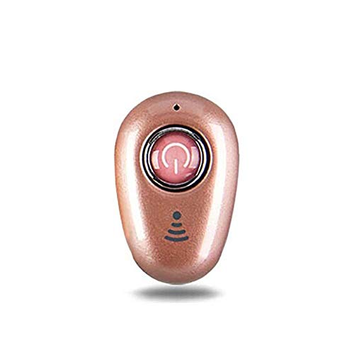 WskLinft Fashion Mini Bluetooth Headset Bluetooth 4.1 Wireless Earbud Headset with Microphone, Hands-Free Call, Suitable for All Kinds of Smart Phones Rose Pink