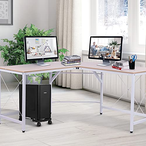 Computer Tower Stand, Adjustable Mobile CPU Stand with Rolling Caster Wheels, Premium PC Tower Stand Holder for Floor Carpet Gaming PC Case | The Storepaperoomates Retail Market - Fast Affordable Shopping