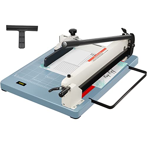VEVOR Industrial Paper Cutter A3 Heavy Duty Paper Cutter 17 Inch Paper Cutter Heavy Duty 500 Sheets Paper with Clear Cutting Guide for Offices, Schools, Businesses and Printing Shops