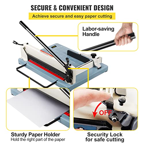VEVOR Industrial Paper Cutter A3 Heavy Duty Paper Cutter 17 Inch Paper Cutter Heavy Duty 500 Sheets Paper with Clear Cutting Guide for Offices, Schools, Businesses and Printing Shops | The Storepaperoomates Retail Market - Fast Affordable Shopping