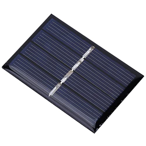Qinlorgo Polycrystalline Solar Panel, Small Size Quality Material Outdoor Polycrystalline Solar Panel, Light Weight Energy Efficient for Outdoor Picnic Outdoor Product