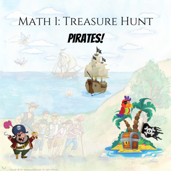 Math 1: Pirates! Educational Treasure Hunt