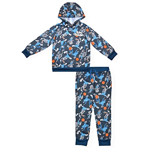 WARNER BROS Space Jam Squad Boys Hoodie and Jogger Set for Little Kids – Navy