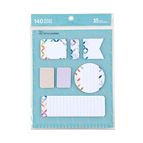 Snap-in Stylized Sticky Notes Dashboard in MCC, Snap This Mid Century Circles Dashboard into Your Coiled Planner or Binder, Jot Down a Reminder or Mark a Page in Style by Erin Condren