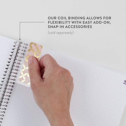 Erin Condren 8.5″ x 11″ Spiral Bound Dot Grid Journal Notebook – Mid Century Circles. 5mm Dot Grid. 160 Page Writing, Drawing & Art Notebook. 80Lb Thick Mohawk Paper. Stickers Included | The Storepaperoomates Retail Market - Fast Affordable Shopping