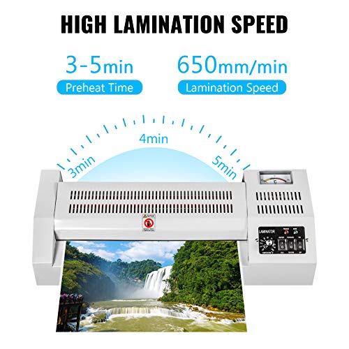 VEVOR Lamination Machine 12.6″ Thermal Laminator Machine 4 Rollers System Portable Laminating Machine for Home School or Small Office Suitable for Use with Photos, Handouts or Other Laminating Needs | The Storepaperoomates Retail Market - Fast Affordable Shopping