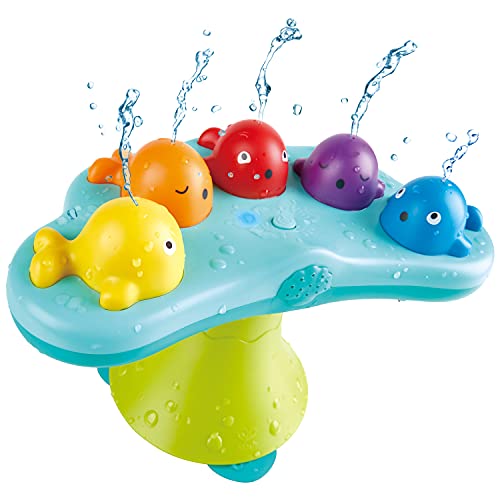 Hape Music Fountain Bath Toy| Whale Bathtub 2 Play Modes Toy with Music| Bathroom Shower Toy for Toddlers | The Storepaperoomates Retail Market - Fast Affordable Shopping
