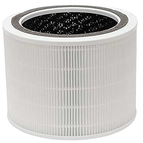 Yonice Replacement for Core 200S True HEPA Filter,Compatible with LEVOIT Core 200S Core 200S-RF,Activated Carbon Filter,White