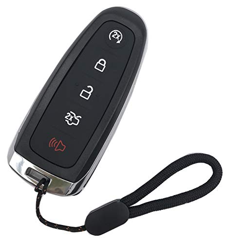 Remote Smart Key Fob Shell Case Fit for Ford Edge Escape Explorer Focus Flex Taurus Fusion Lincoln MKS MKT MKX Keyless Entry Replacement Car Key Cover (1)