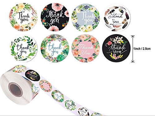 1 Inch Thank You Stickers, Thank You Stickers Roll for Gift Wraps, Greeting Cards, Envelope Seals, Small Business Stickers Thank You , 500 Labels Per Roll | The Storepaperoomates Retail Market - Fast Affordable Shopping