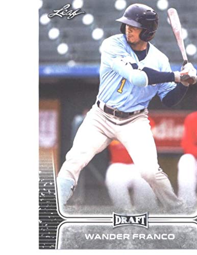 2020 Leaf Draft #3 Wander Franco Tampa Bay Rays (Prospect) MLB Baseball Card NM-MT