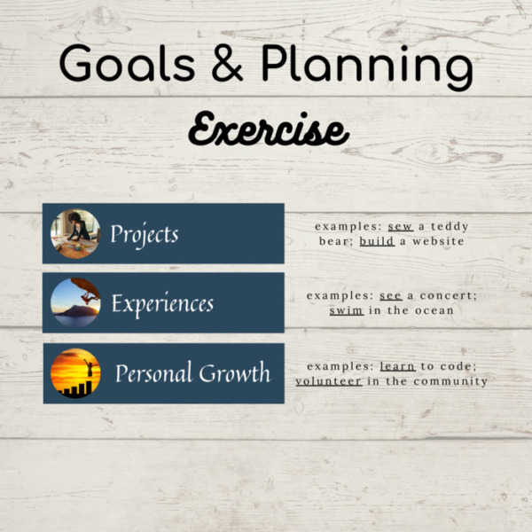 Goal Setting and Planning Exercises: Identify and Prioritize Short-Term and Lifetime Goals