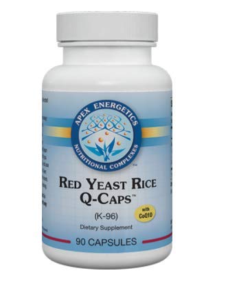 Apex Energetics Red Yeast Rice Q-Caps 90ct (K-96) Combines Two Key Ingredients—red Yeast Rice Extract and CoQ10—to Provide Advanced Nutritional Support