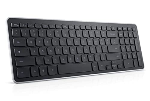 New Compact and Slim DELL KM713 Wireless Chrome Keyboard