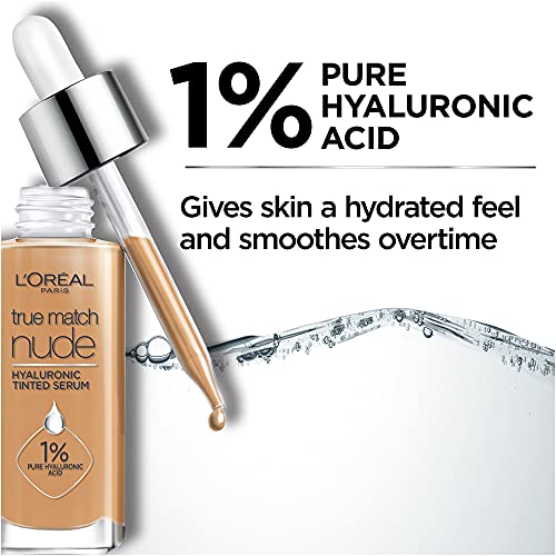 L’Oreal Paris True Match Nude Hyaluronic Tinted Serum Foundation with 1% Hyaluronic acid, Light 2-3, 1 fl. oz. | The Storepaperoomates Retail Market - Fast Affordable Shopping