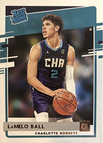 2020-21 Panini Donruss – LaMELO Ball – Rated Rookie – Charlotte Hornets NBA Basketball Rookie Card – RC Card #202