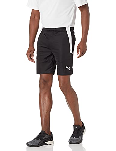 PUMA Men’s TeamLIGA Training Shorts, Black/White, XXL