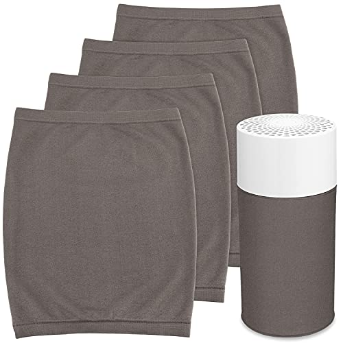 IMPRESA 4 Pack Replacement Washable Pre-Filters for Blueair Blue Pure 411 Dark Grey Color