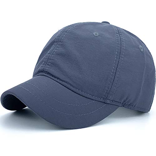 REDSHARKS mens Structured Short Bill Quick Dry Brim Trucker Baseball Dad Cap, Grey, X-Large | The Storepaperoomates Retail Market - Fast Affordable Shopping