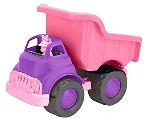 Green Toys Disney Baby Exclusive Minnie Mouse Dump Truck – Pretend Play, Motor Skills, Kids Toy Vehicle. No BPA, phthalates, PVC. Dishwasher Safe, Recycled Plastic, Made in USA.