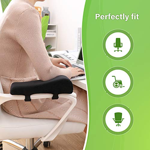 LargeLeaf Chair Ergonomic armrest Cushions Elbow Pillow Pressure Relief Office Chair Gaming Chair armrest with Memory Foam armrest Pads 2-Piece Set of Chair | The Storepaperoomates Retail Market - Fast Affordable Shopping