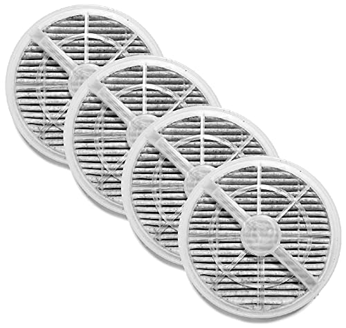 Nispira True HEPA Filter Replacement with Activated Carbon Compatible with Fridababy Air Purifier, Meleden Air Purifier, RIGOGLIOSO Air Purifier GL-2103, JINPUS Air Purifier LTLKY Filter 900S,2103, 4 Packs