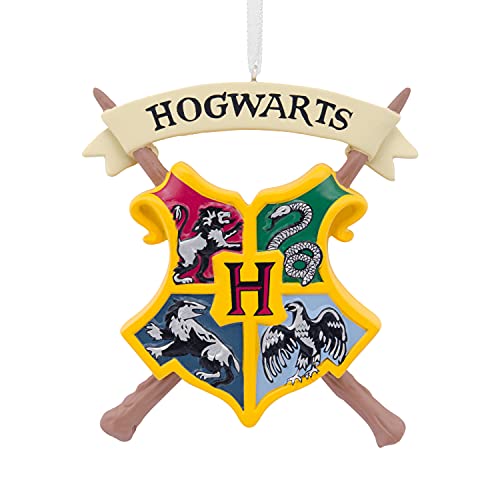 Hallmark Harry Potter Hogwarts Crest Christmas Ornament, Multicolor