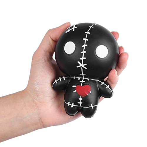 Anboor 4.7″ Voodoo Dolls Squishies Cute Ghost Doll Stress Relief Kawaii Soft Slow Rising Squeeze Toys for Kids Adults Gift Idea Easter Basket Stuffers